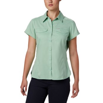 Columbia Overhemd Dames, Silver Ridge Lite Short Sleeve Mintgroen, 59PTAFGKE